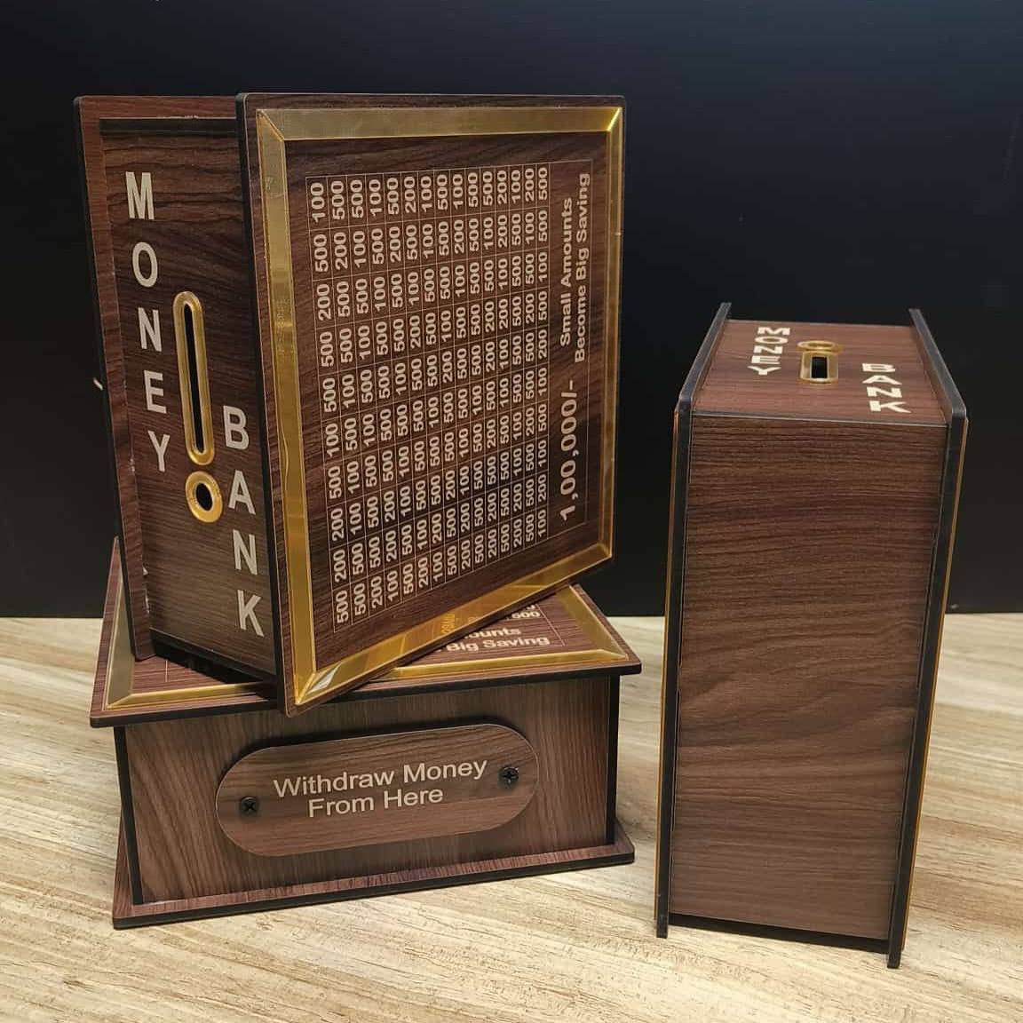Savings Challenge Piggy Bank