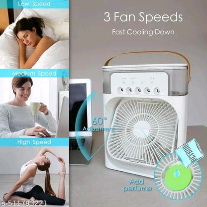 Portable Air Cooler l Mini Air Cooler 3 Wind Speeds